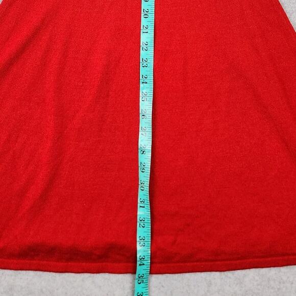 IZ Byer Dress Juniors Size Medium Fit and Flare Sweater Dress Red - Picture 12 of 12
